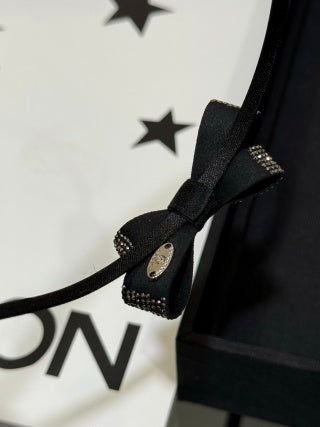 Chanel Elegant Crystal Ribbon Headband